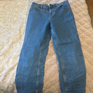 Abercrombie & Fitch Women's Straight Leg Blue Jeans